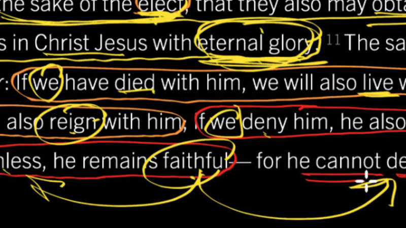 Saved by Grace, But Not Without War